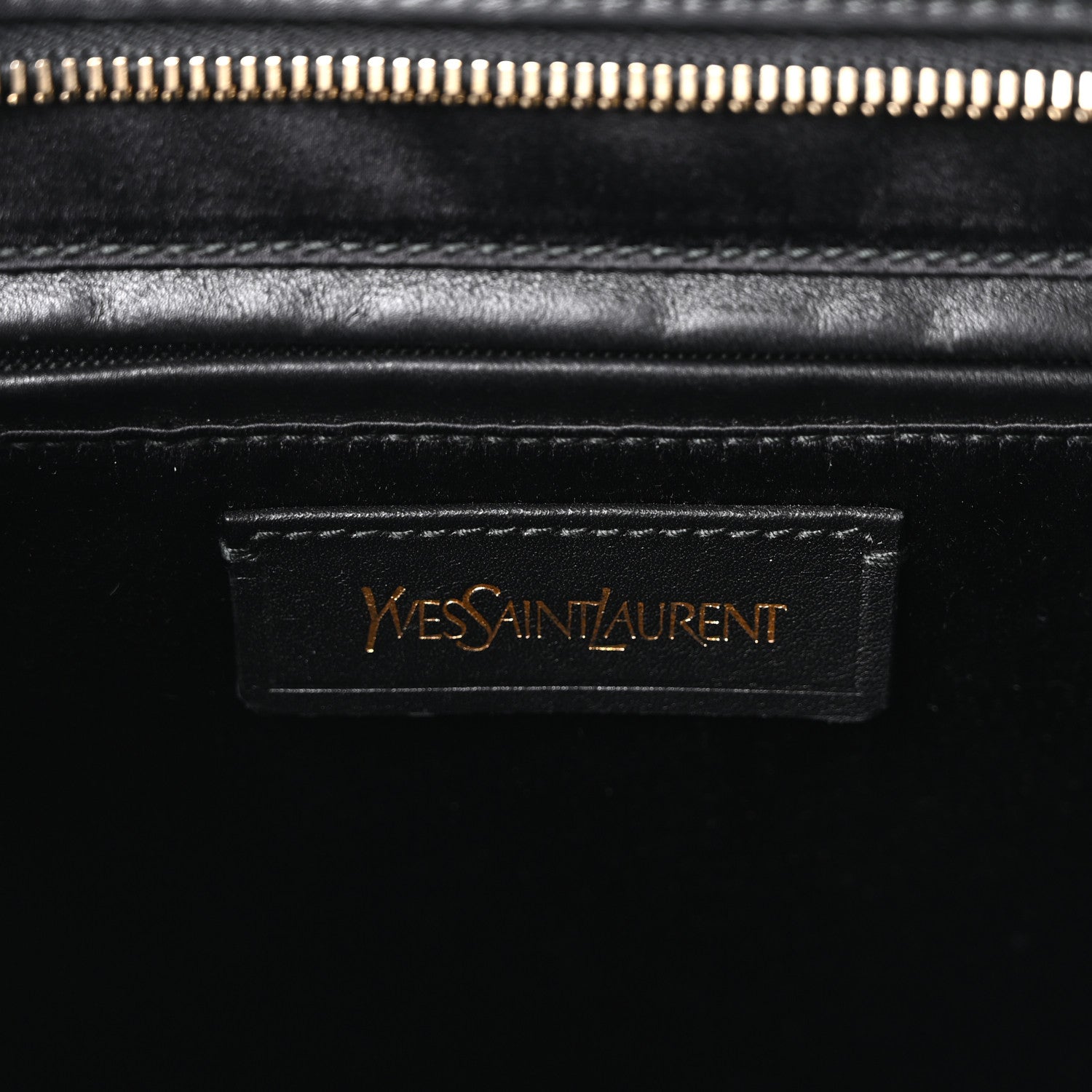 Saint Laurent Textured Calfskin Medium Cabas ChYc Black 6 of 10