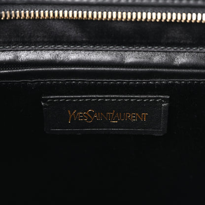 Saint Laurent Textured Calfskin Medium Cabas ChYc Black 6 of 10