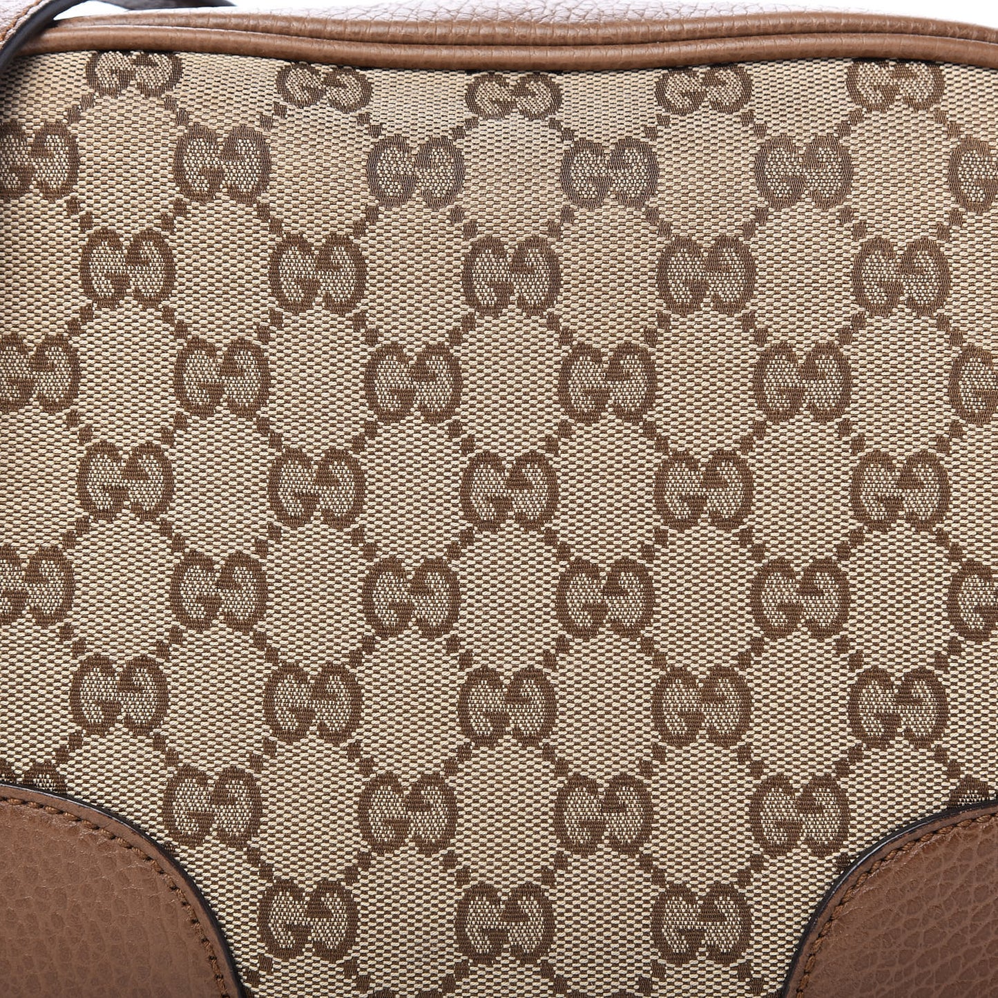 Monogram Mini Bree Messenger Bag Beige Tabacco