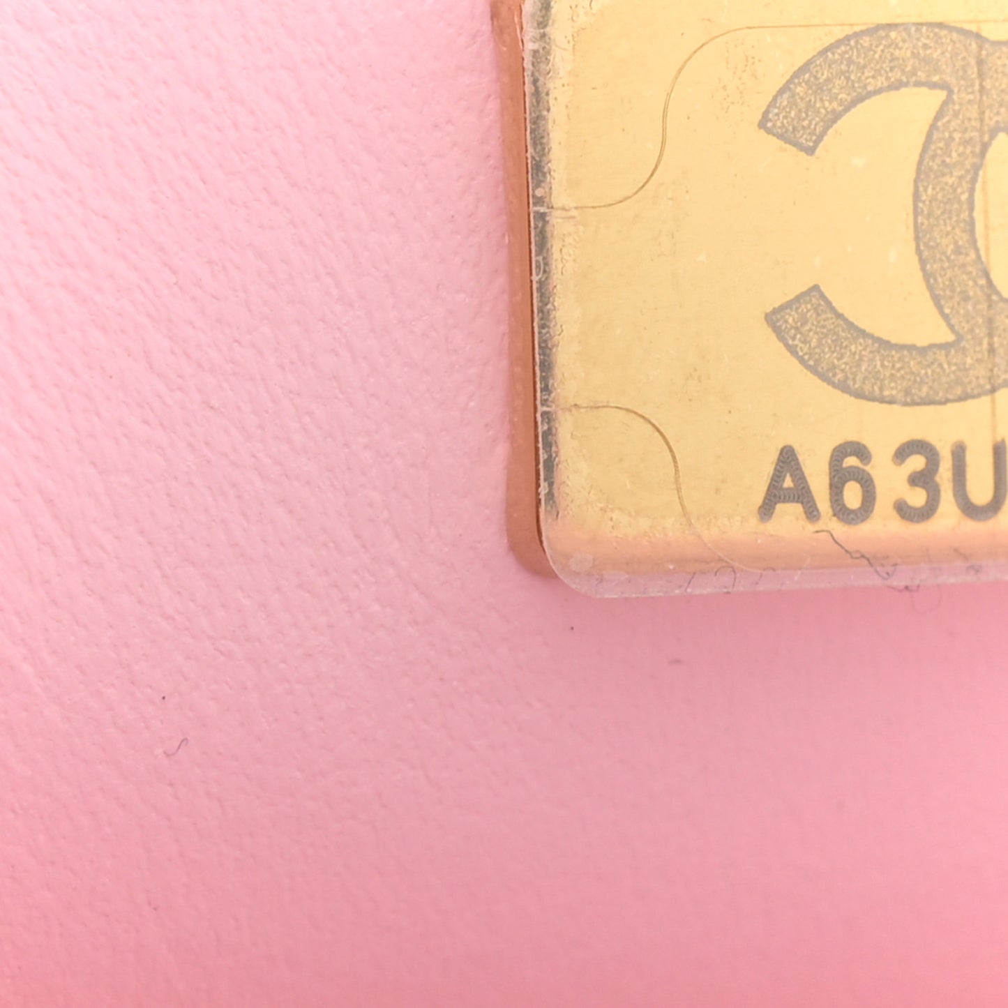 Pearly Lambskin Quilted Pearl Small Flap Pink