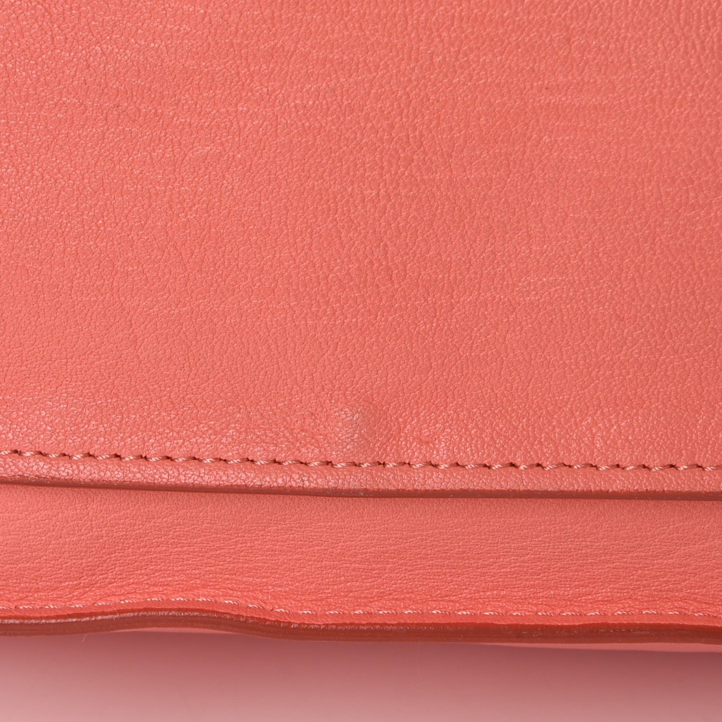 Lambskin Medium PS1 Satchel Neon Coral