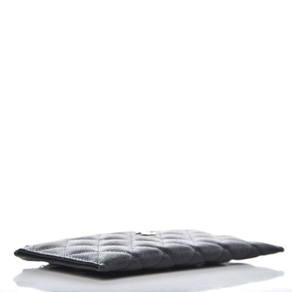 Chanel Caviar Quilted Classic Zip Pouch Black 4 of 9