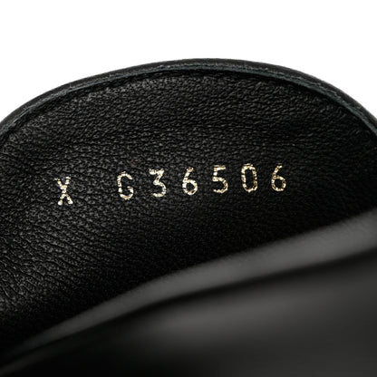 Chanel Lambskin Quilted Boy Loafers 38 Black 7 of 12