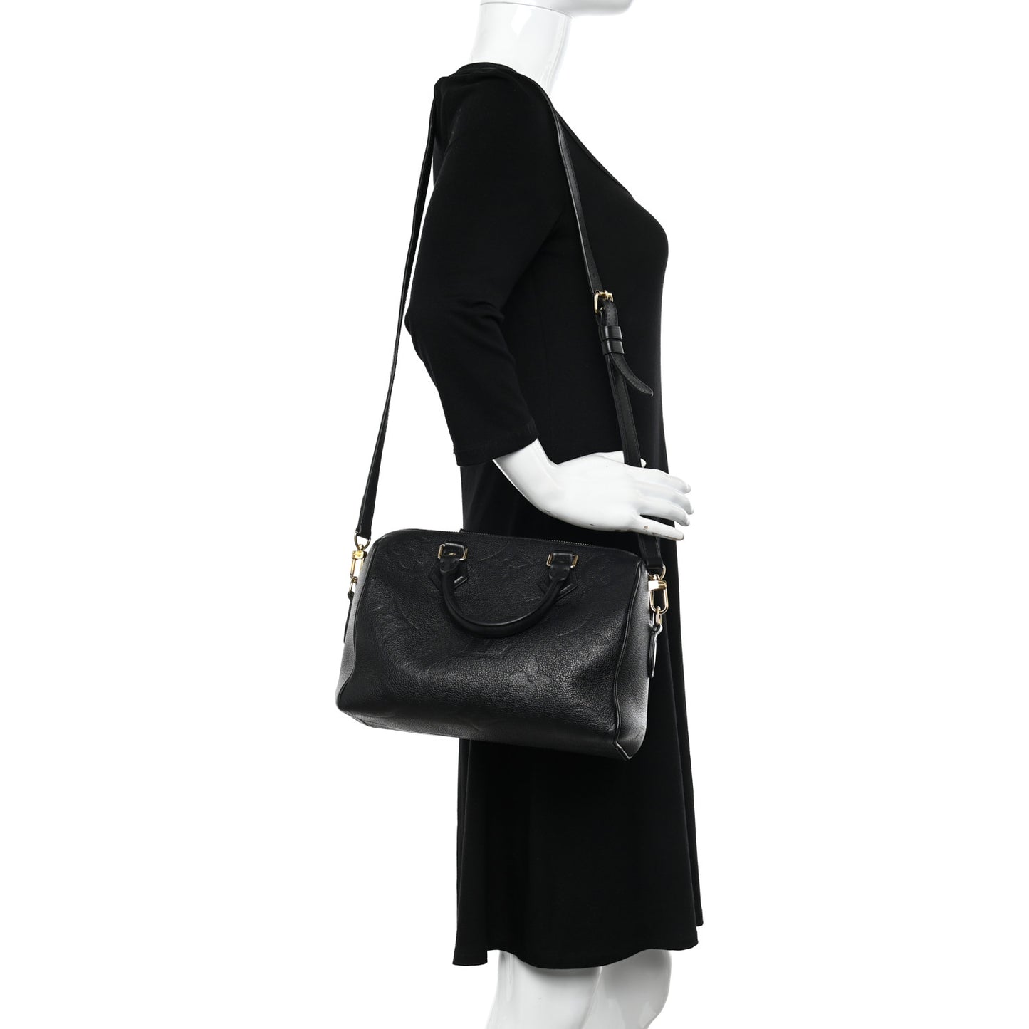 Empreinte Monogram Giant Speedy Bandouliere 20 Black