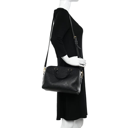 Louis Vuitton Empreinte Monogram Giant Speedy Bandouliere 20 Black 2 of 11
