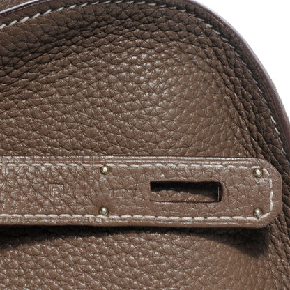 Hermes Taurillon Clemence Jypsiere 28 Etoupe 7 of 9