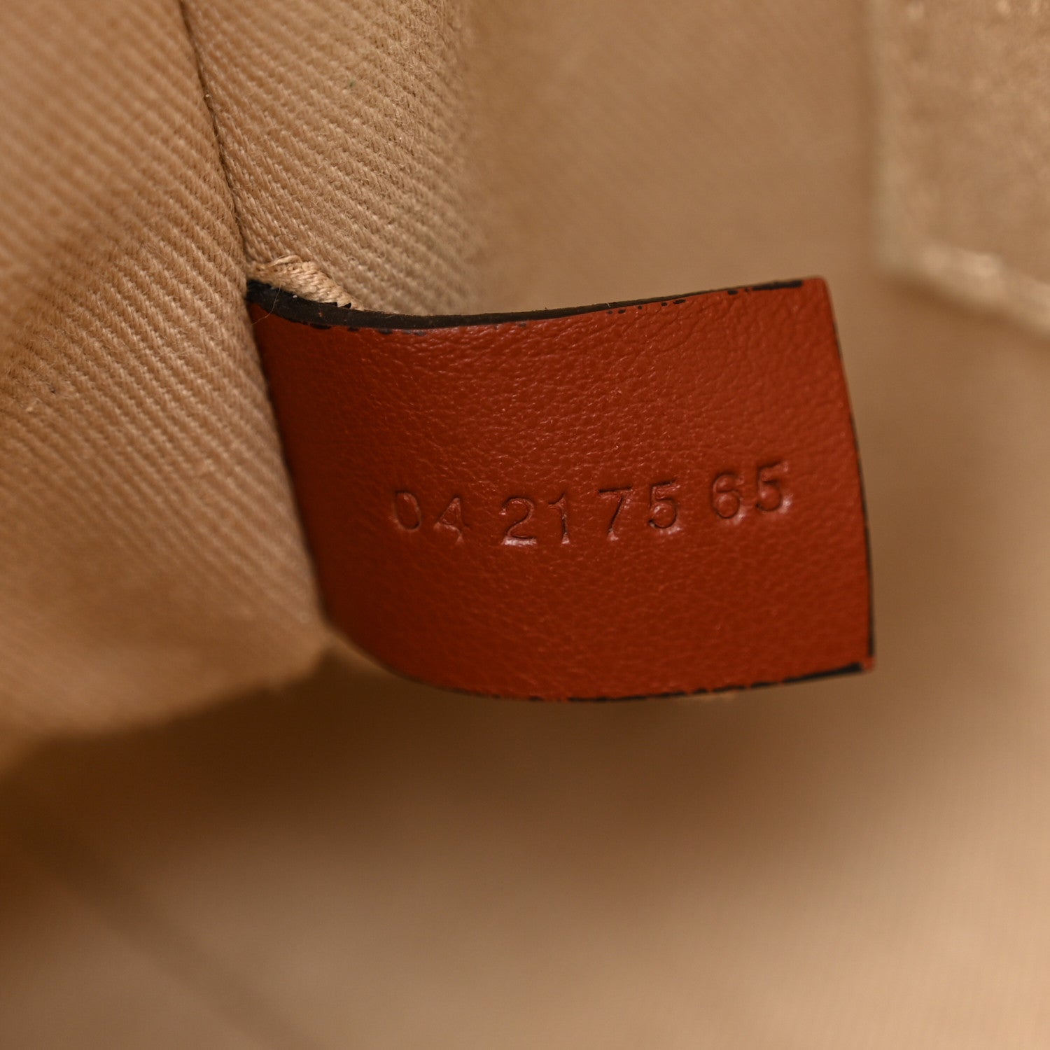 Chloe Cotton Calfskin Small Woody Ribbon Tote With Strap White Brown 7 of 10