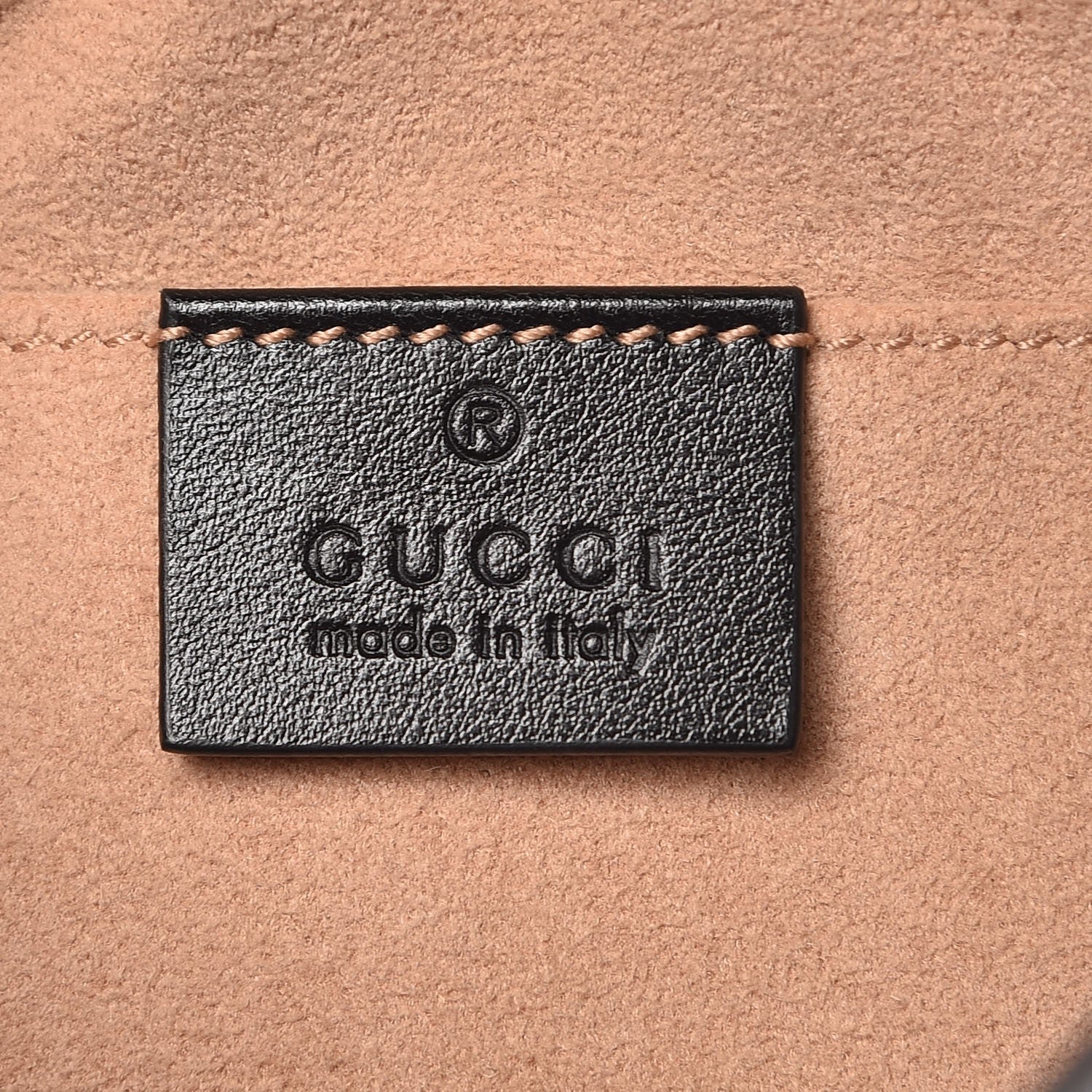 Gucci Calfskin Matelasse Small GG Marmont Chain Shoulder Bag Black 6 of 10