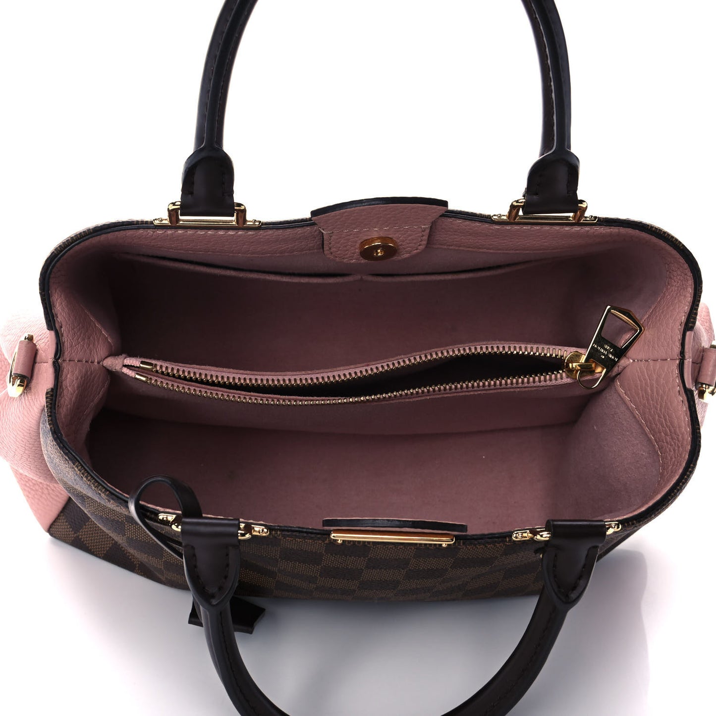 Damier Ebene Cuir Taurillon Brittany Magnolia