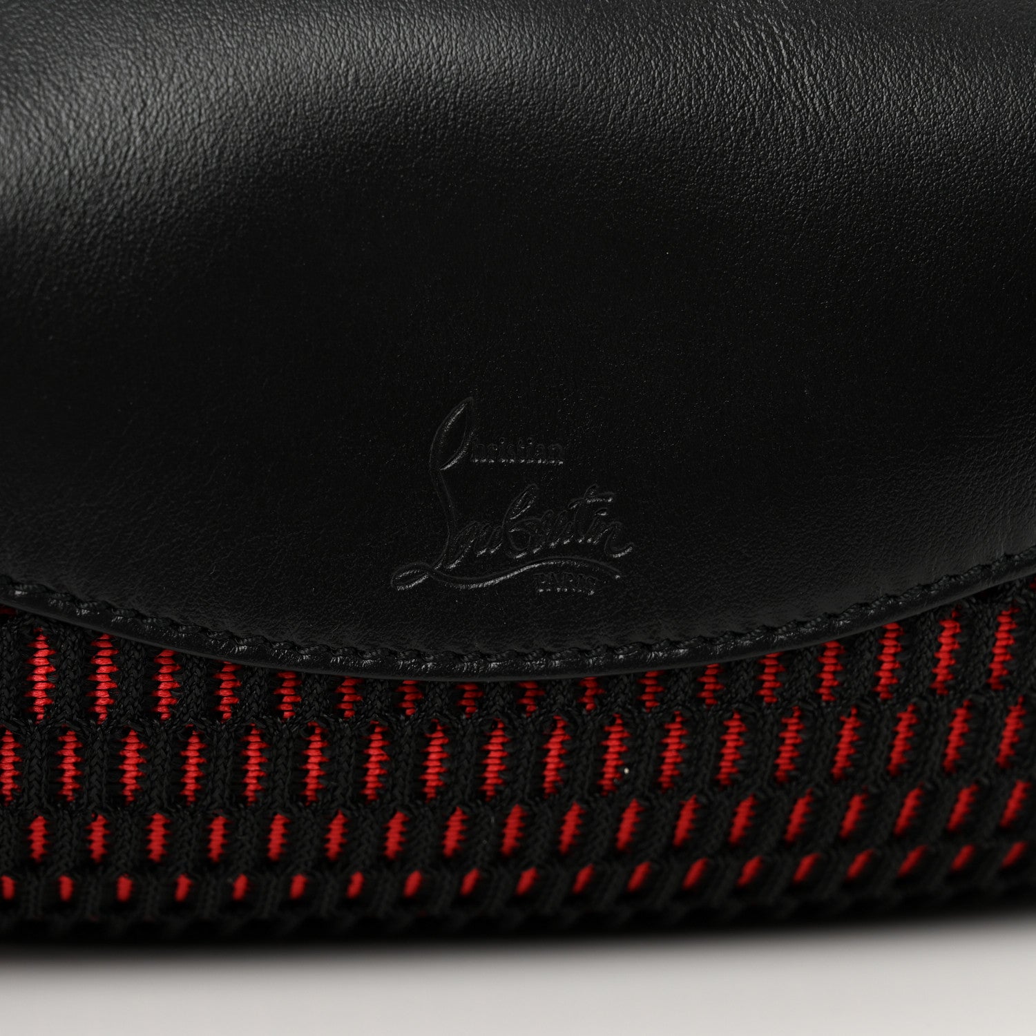 Christian Louboutin Calfskin Marie Jane Love Belt Bag Black Platine 6 of 11