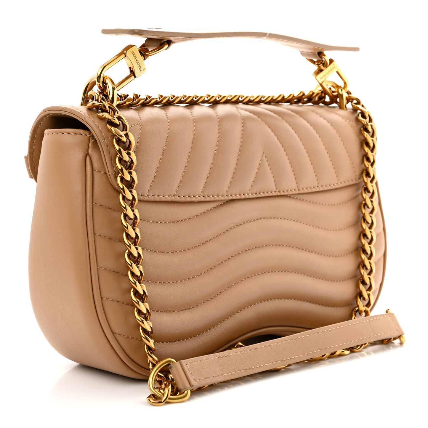 Calfskin New Wave Chain MM Noisette