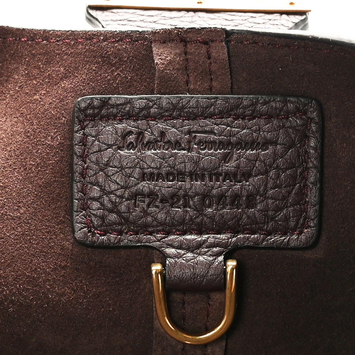 Calfskin Margot Hobo Ganache Brown
