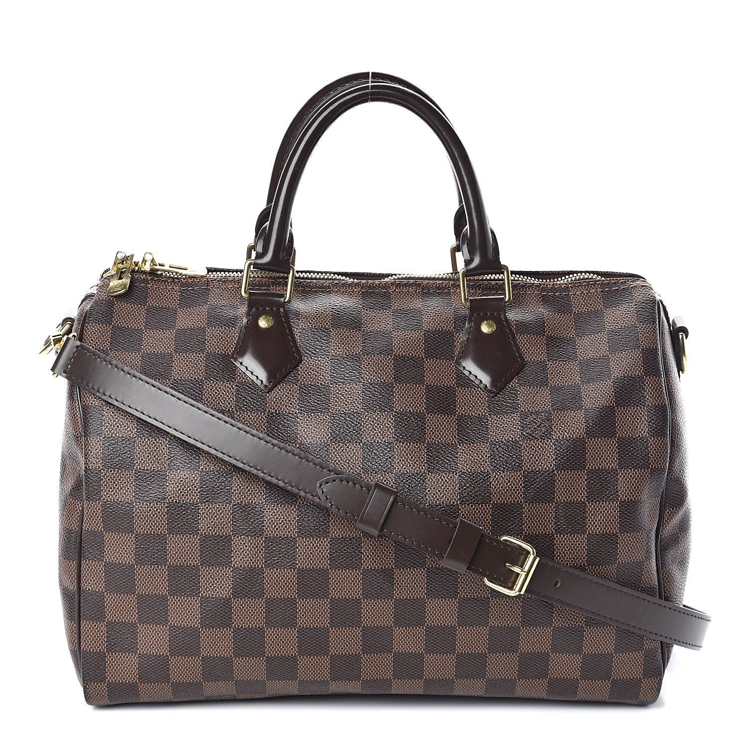 Louis Vuitton Damier Ebene Speedy Bandouliere 30 1 of 15
