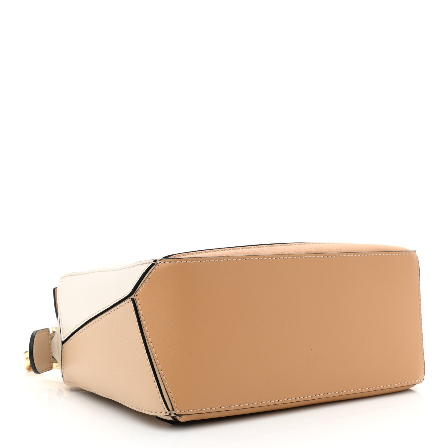 Loewe Calfskin Small Puzzle Bag Dusty Beige Soft White 4 of 9