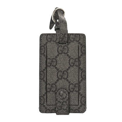 Gucci GG Supreme Monogram Aluminium Porter Medium Trolley Suitcase Silver Grey Black Graphite Grey 9 of 9