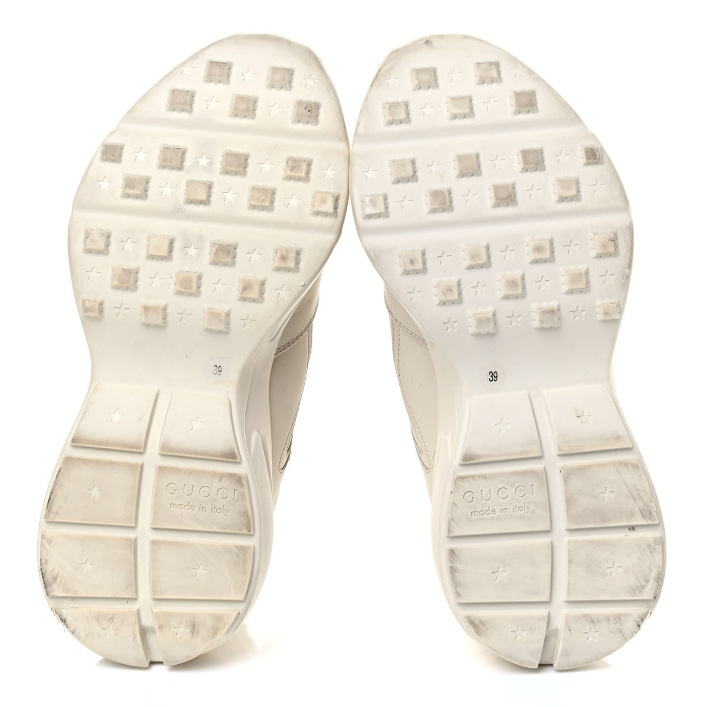 Calfskin Logo Womens Rhyton Sneakers 39 Ivory