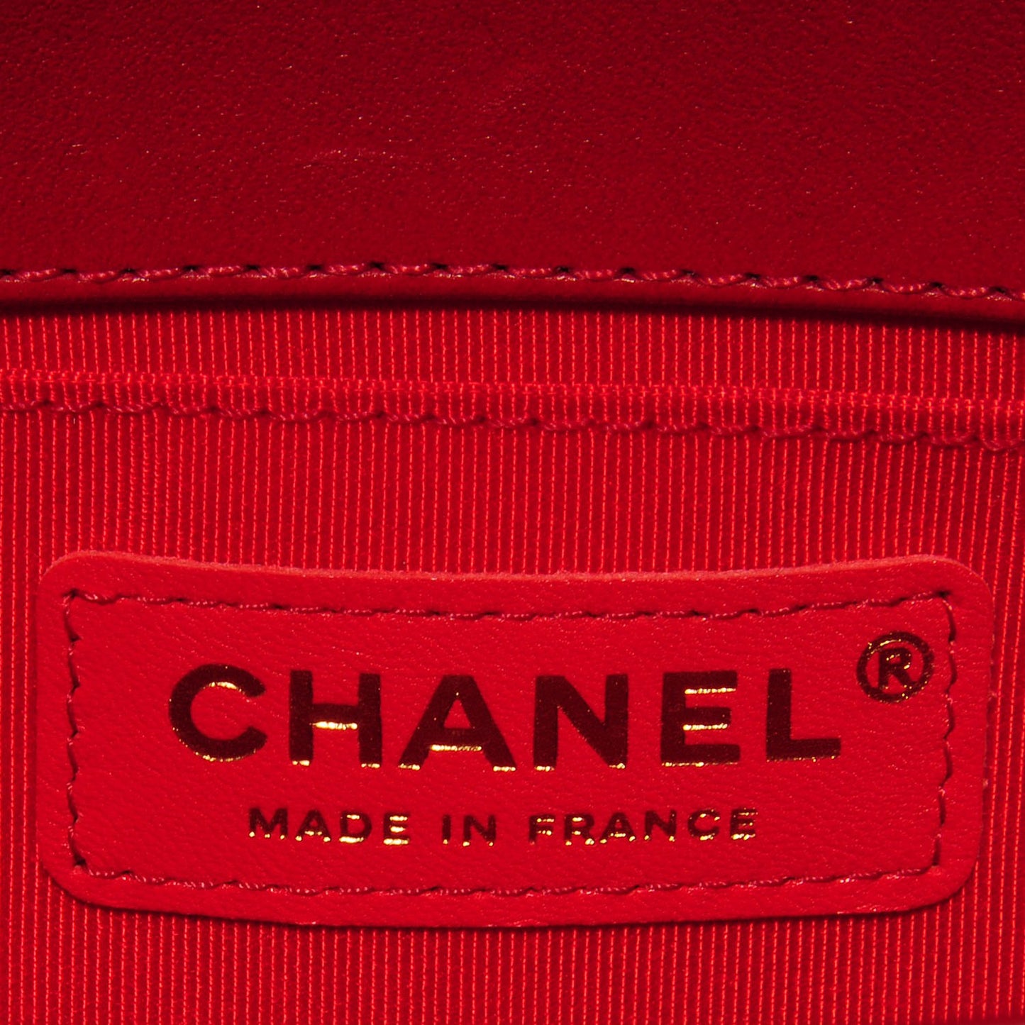 Lambskin Boy Medium Flap Red