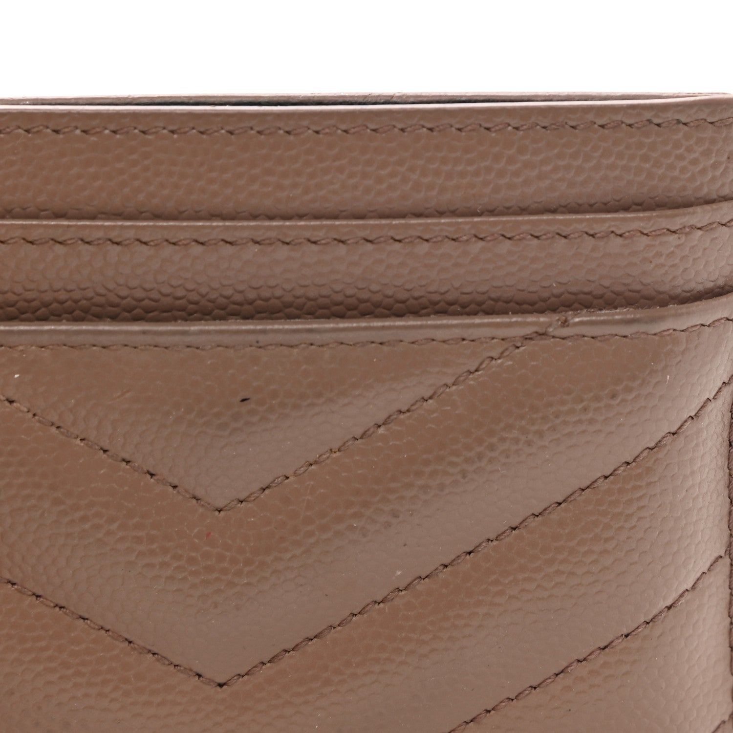 Saint Laurent Grain De Poudre Matelasse Chevron Monogram Credit Card Case Fard 12 of 12
