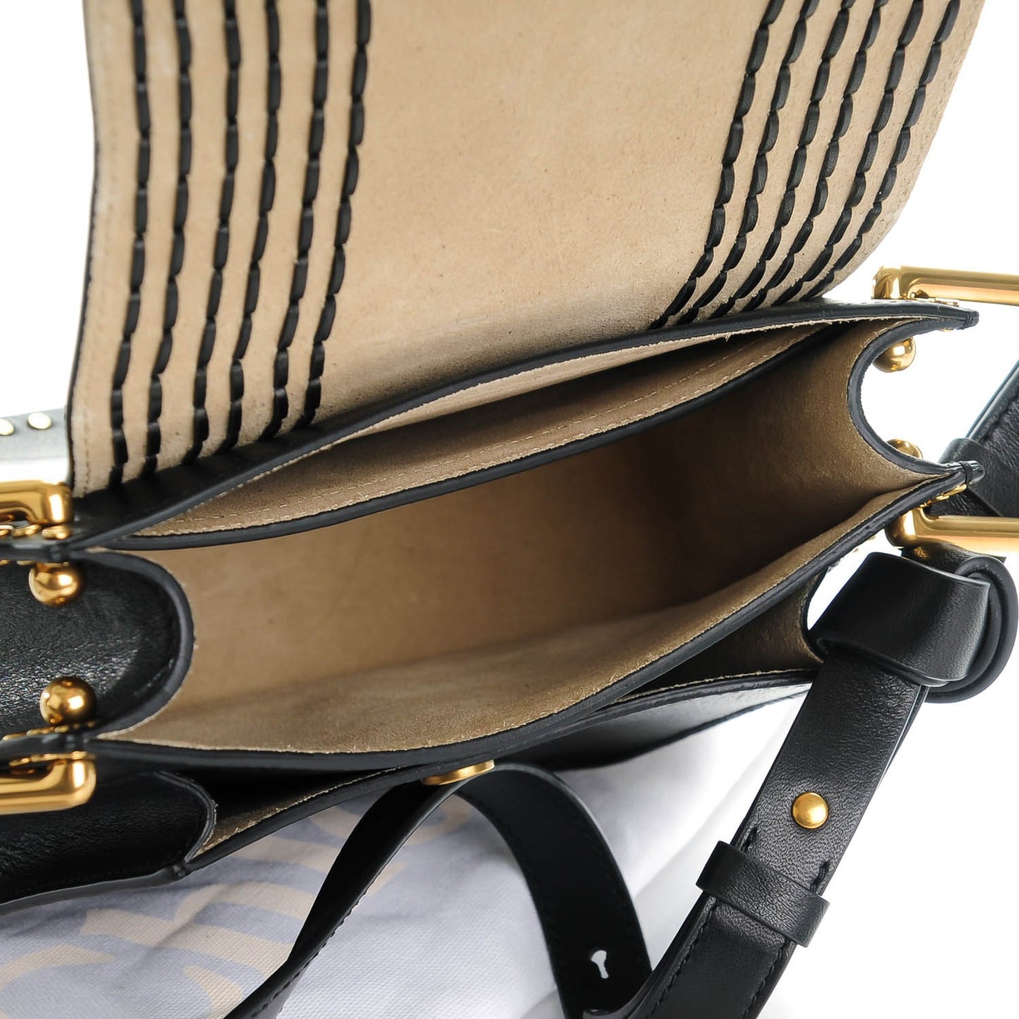 Calfskin Braided Small Hudson Shoulder Bag Black