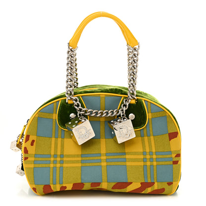 Christian Dior Leopard Canvas Gambler Dice Bowler Multicolor 1 of 11