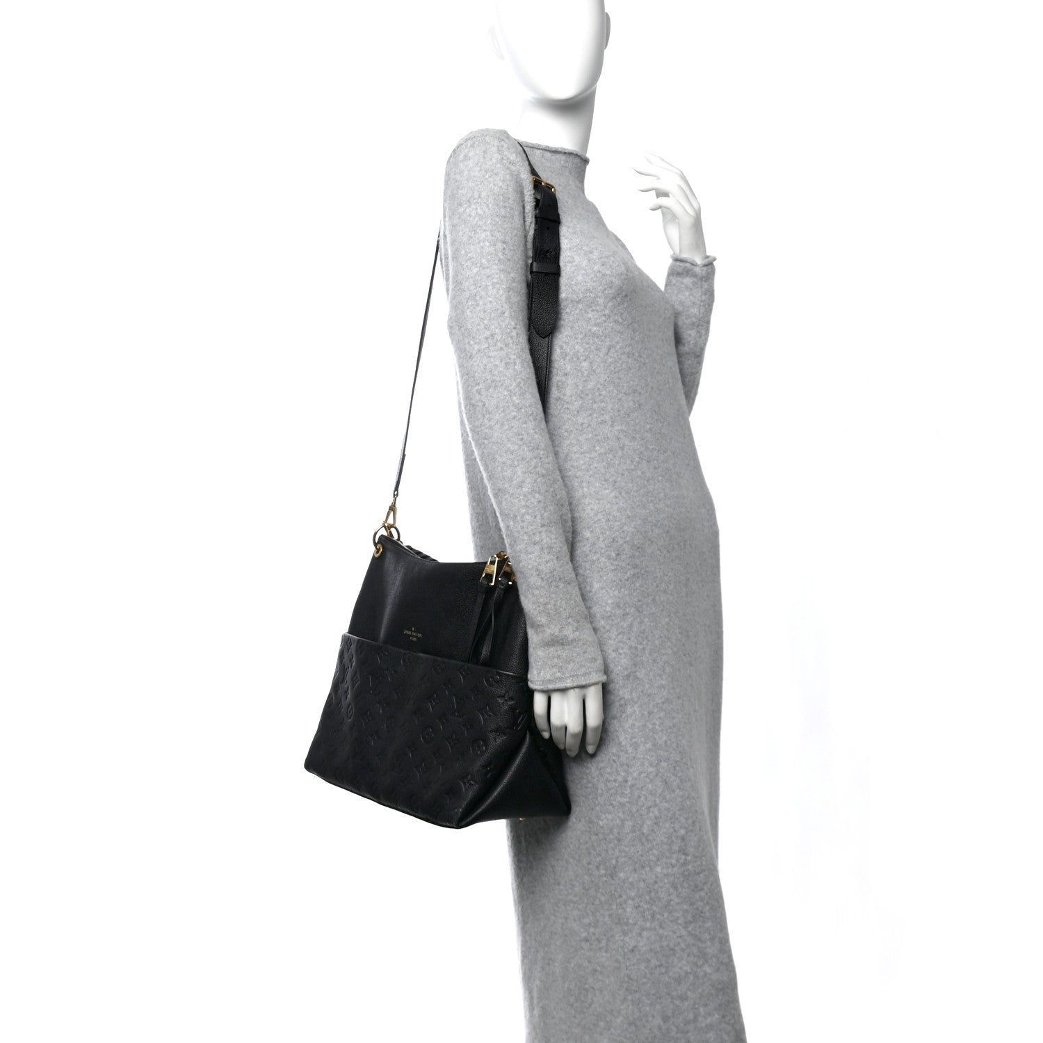 Louis Vuitton Empreinte Maida Hobo Black 3 of 11