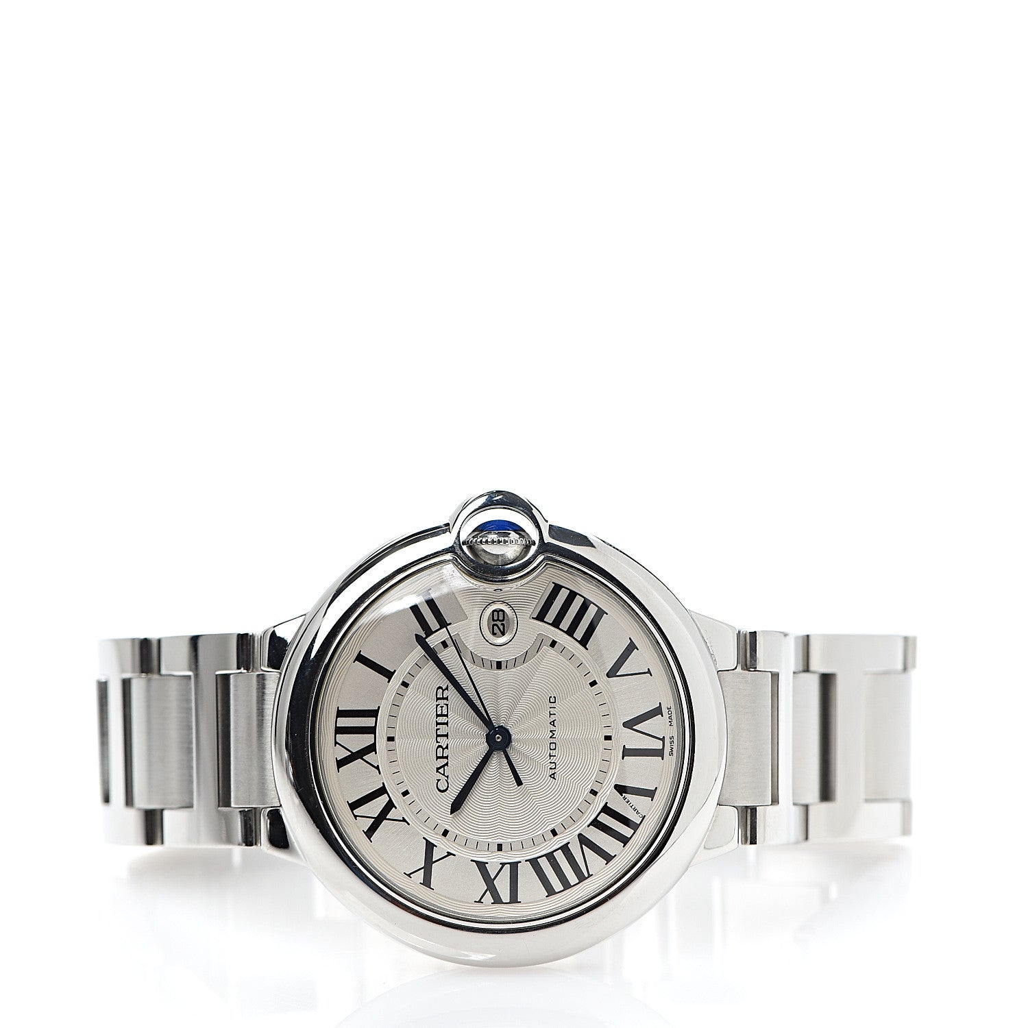 Cartier Stainless Steel 42mm Ballon Bleu De Automatic Watch 2 of 5