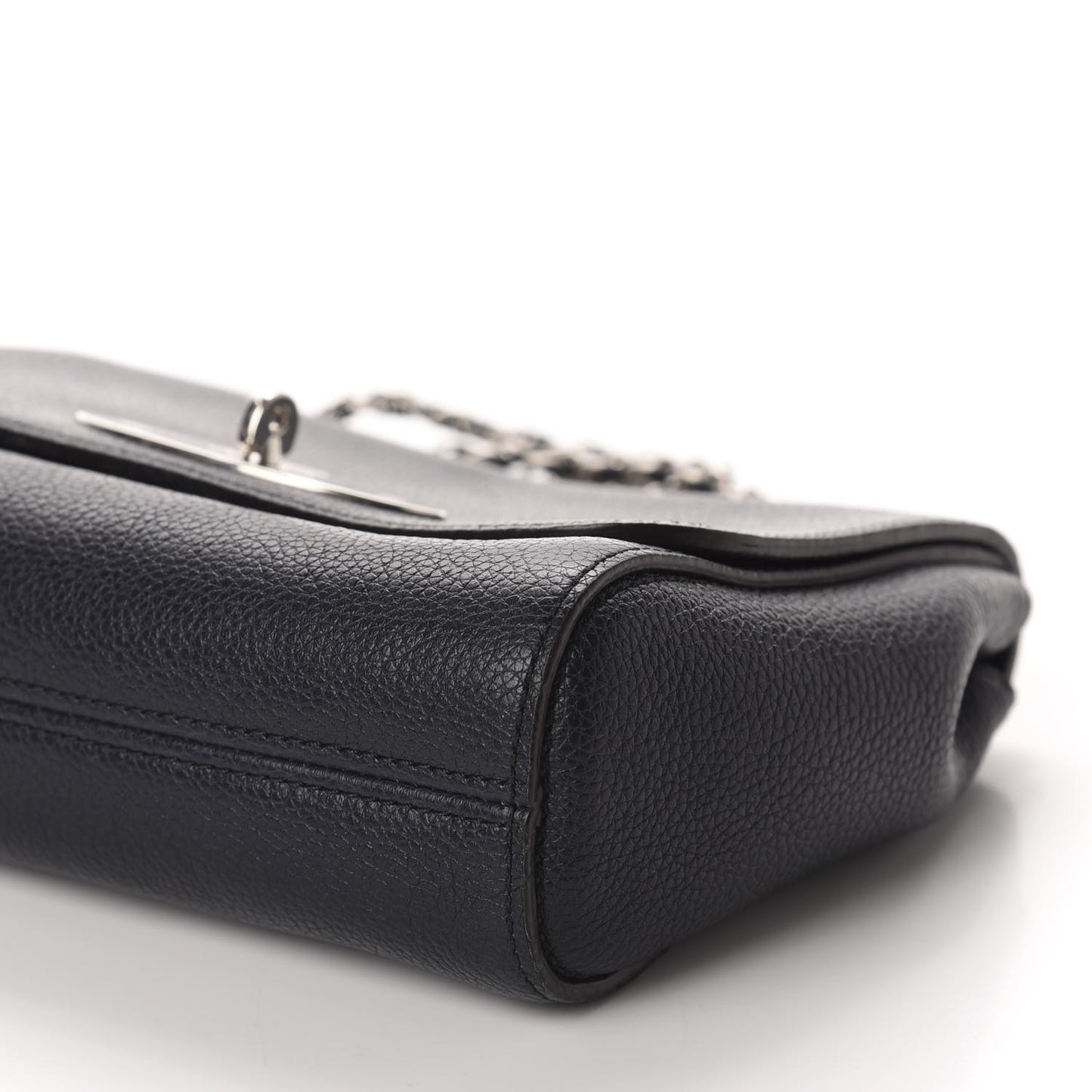 Small Classic Grain Small Lily Flap Midnight Blue