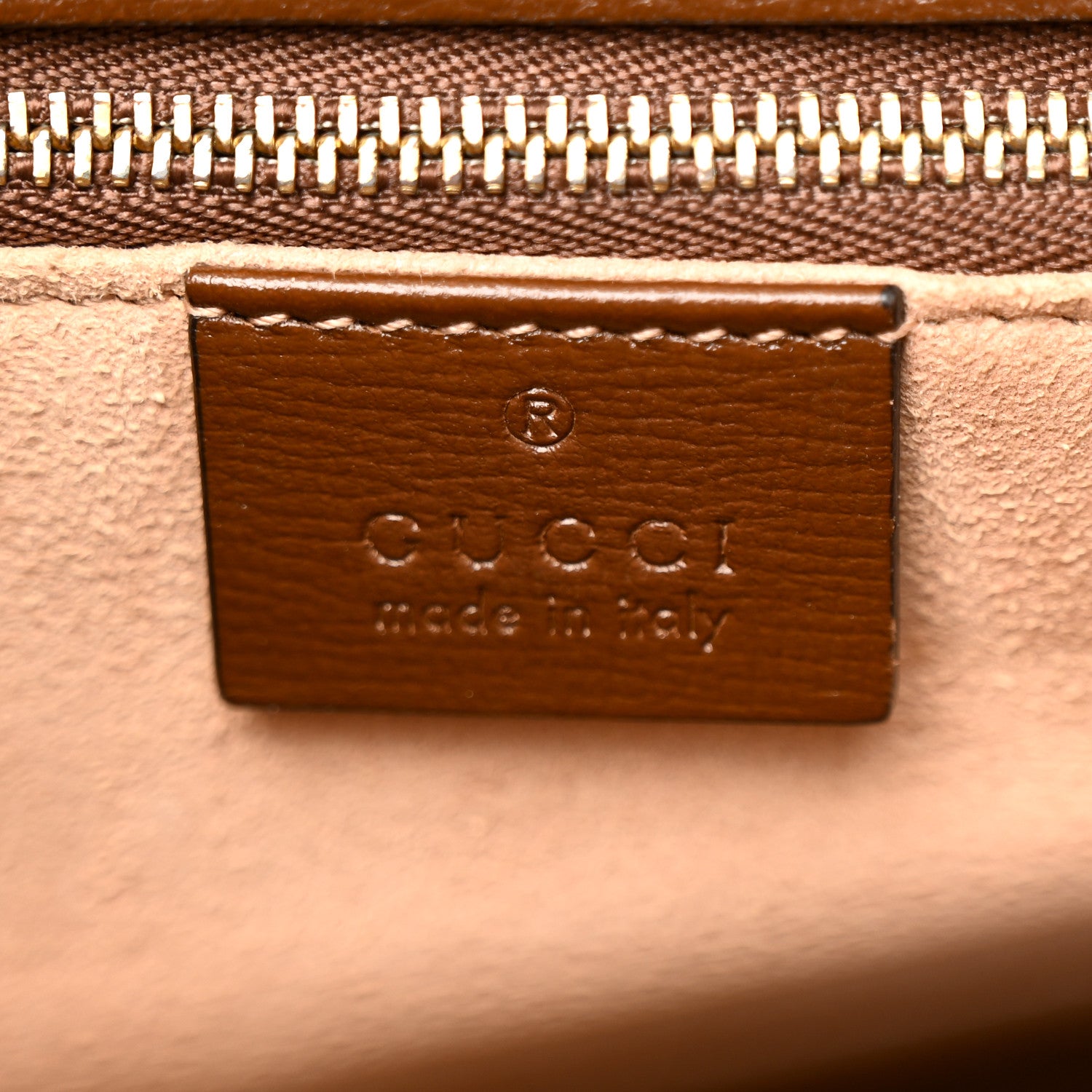 Gucci GG Supreme Monogram Horsebit 1955 Shoulder Bag Beige Brown Sugar 6 of 12