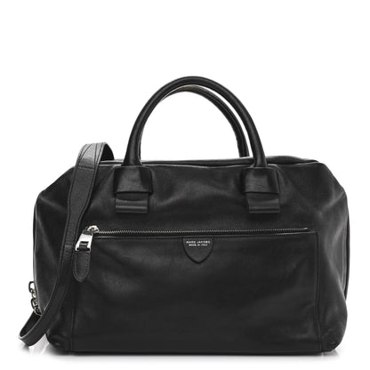 Marc Jacobs Calfskin Satchel Tote Bag Black 1 of 11