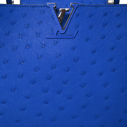 Louis Vuitton Ostrich Capucines BB Saphir 7 of 14