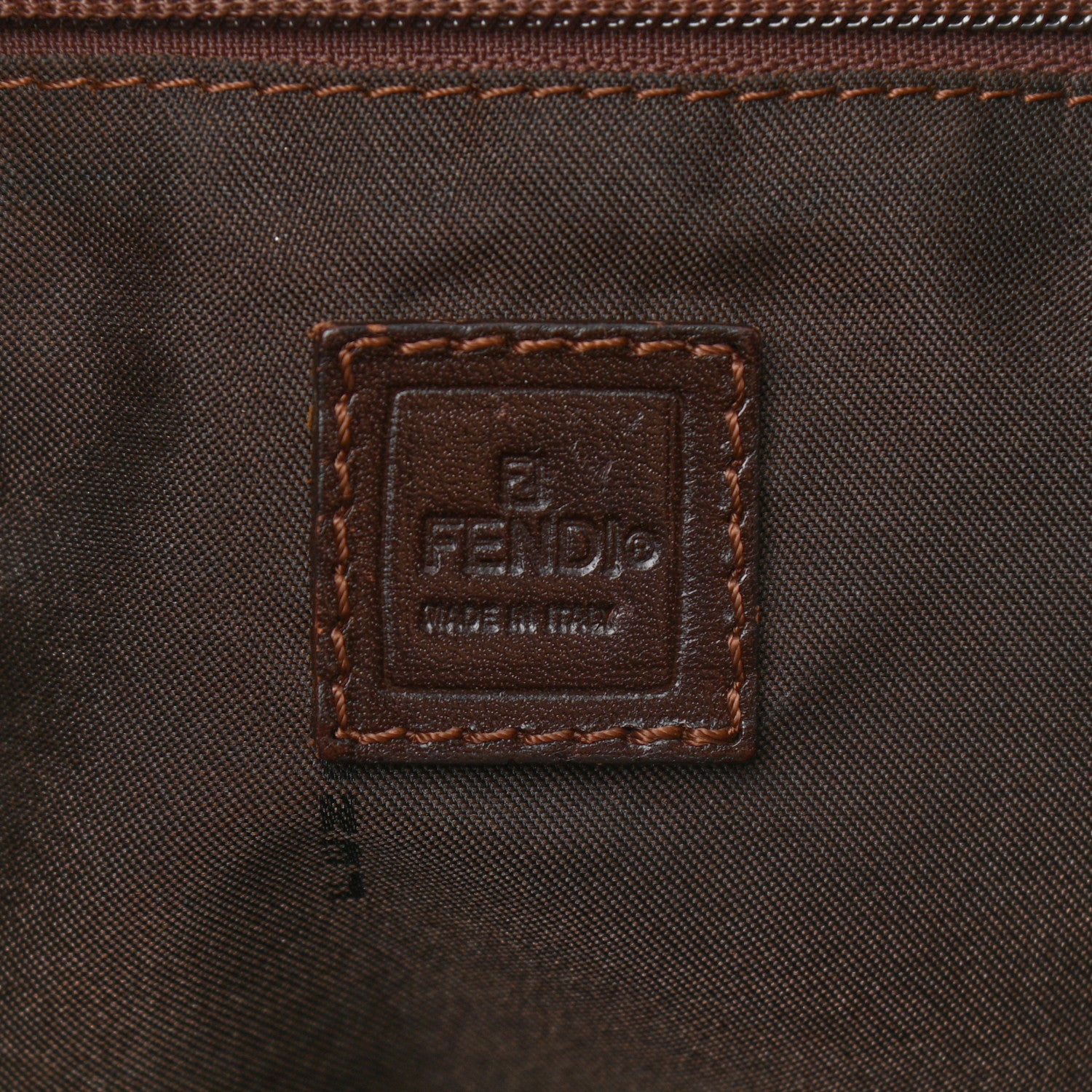 Fendi Zucca Small Tote Tobacco 5 of 10