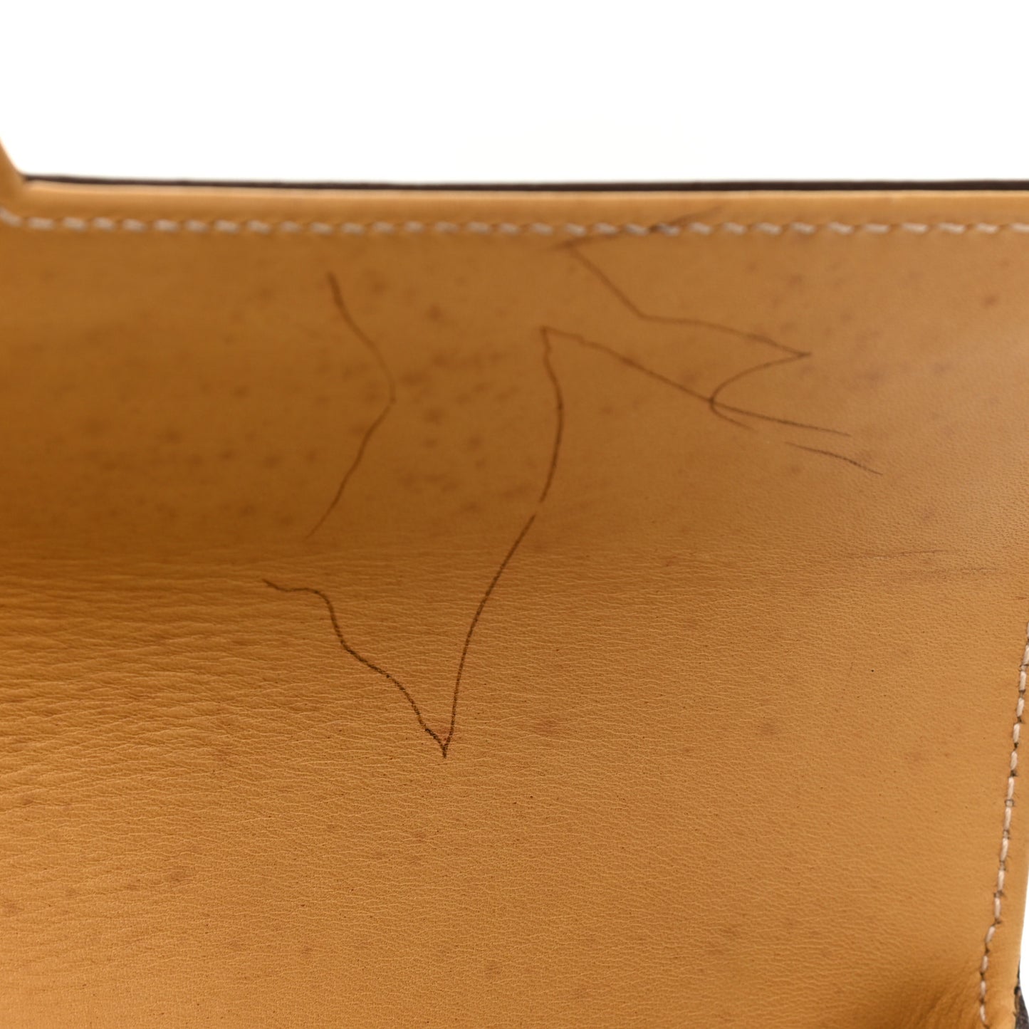 Calfskin Double Handle Tote Tan