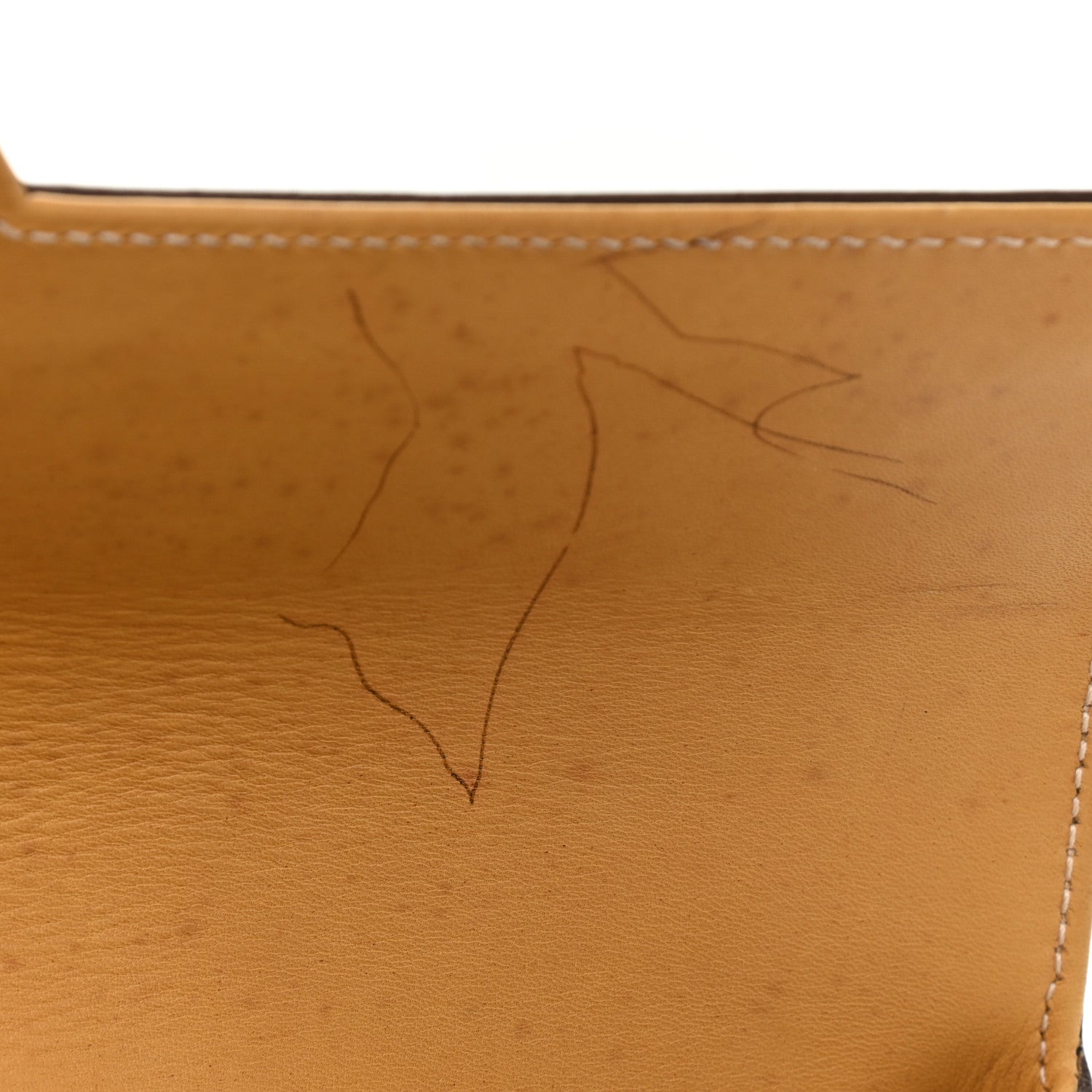 Salvatore Ferragamo Calfskin Double Handle Tote Tan 14 of 14