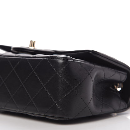 Chanel Lambskin Quilted Mini Rectangular Flap Black 7 of 10