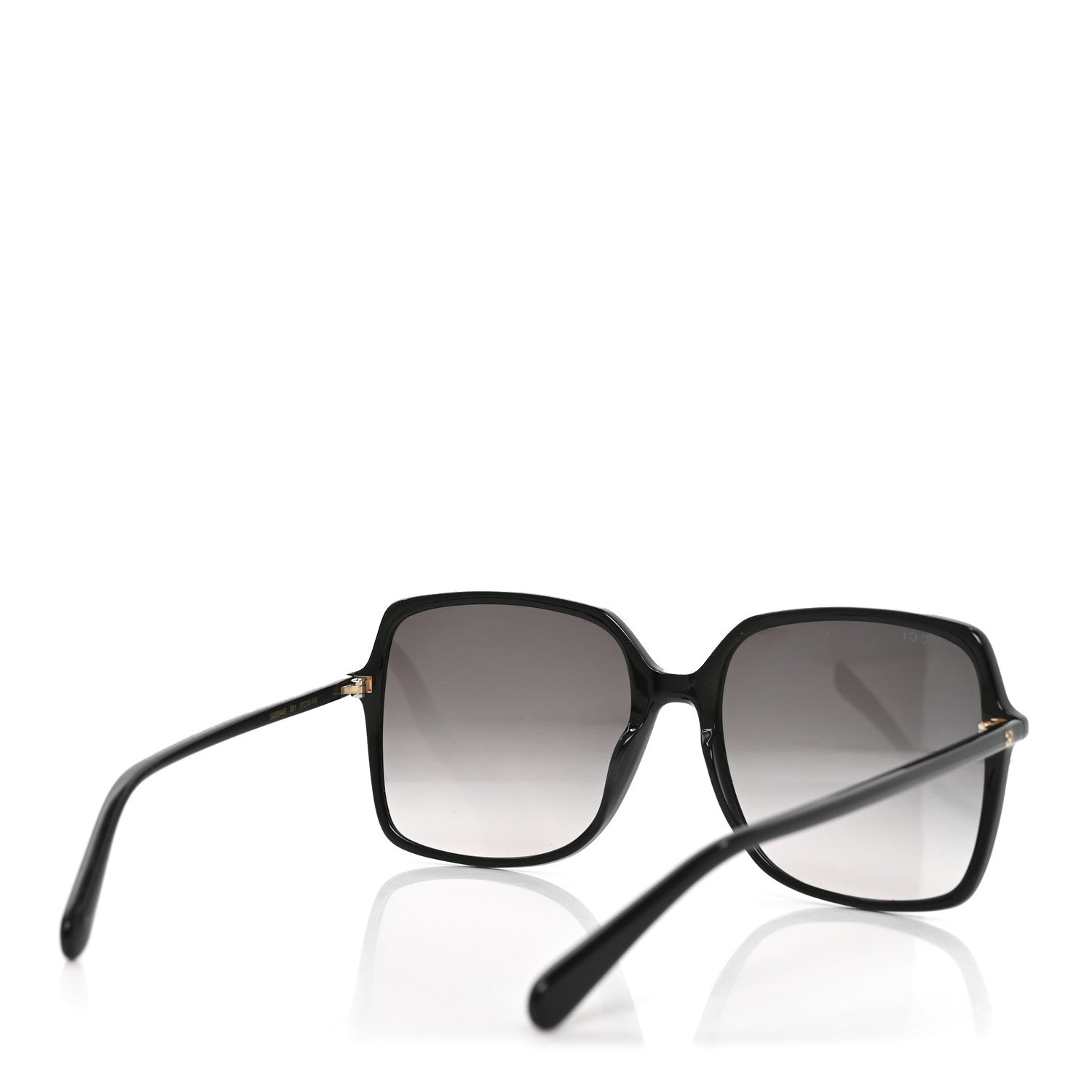 Gucci Acetate Oversized Square GG0544S Sunglasses Black 4 of 7