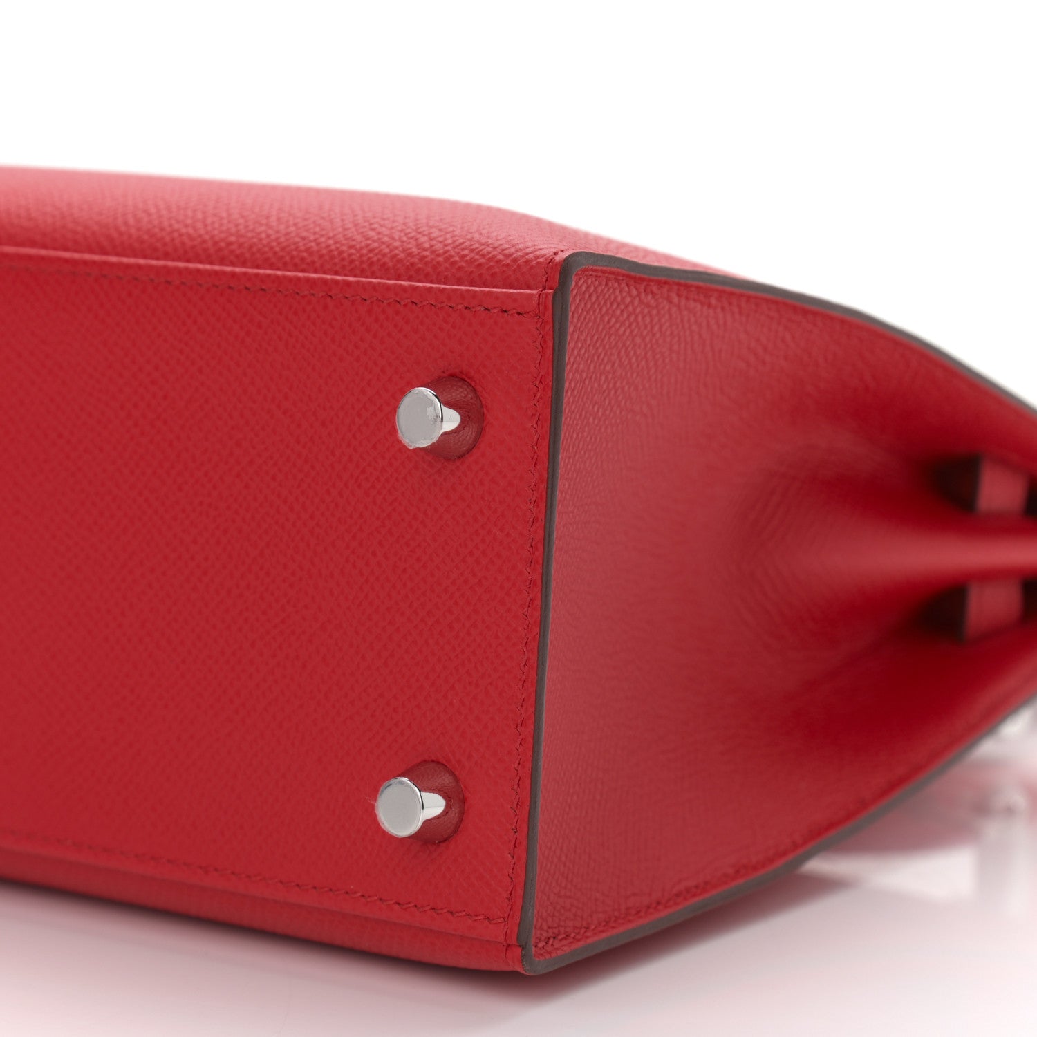 Hermes Epsom Kelly Sellier 25 Rouge De Coeur 10 of 11