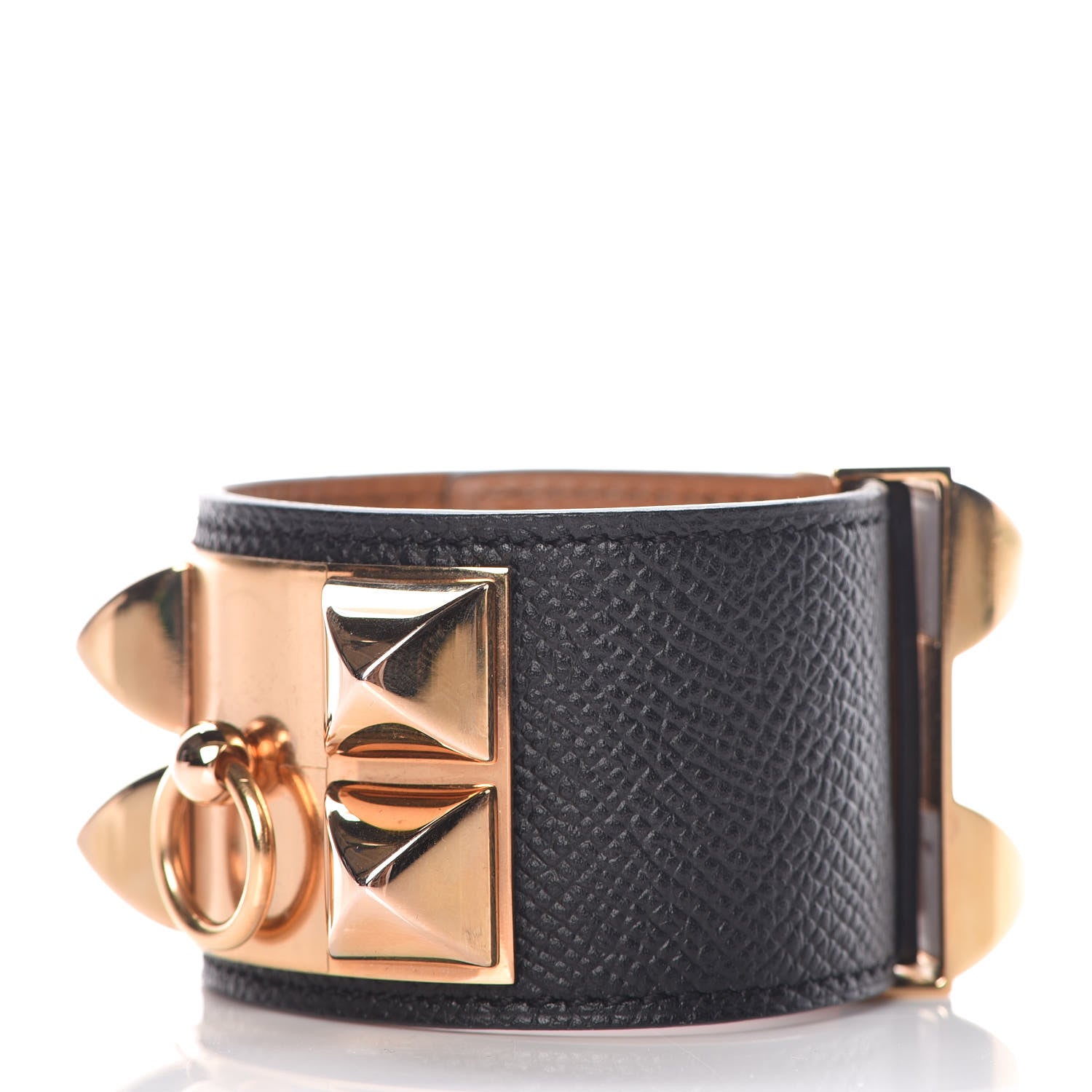 Hermes Epsom Collier de Chien CDC Bracelet S Black 1 of 7