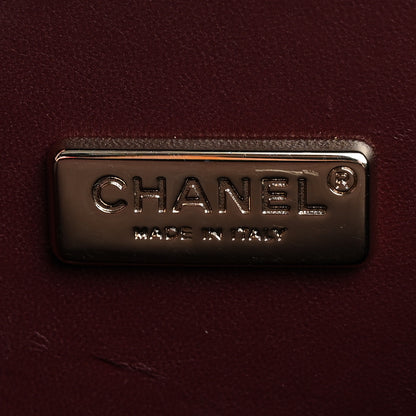 Chanel Lambskin Room Card Minaudiere Evening Bag Black Gold 6 of 13