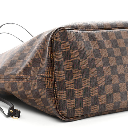 Louis Vuitton Damier Ebene Neo Neverfull MM Rose Ballerine 11 of 13