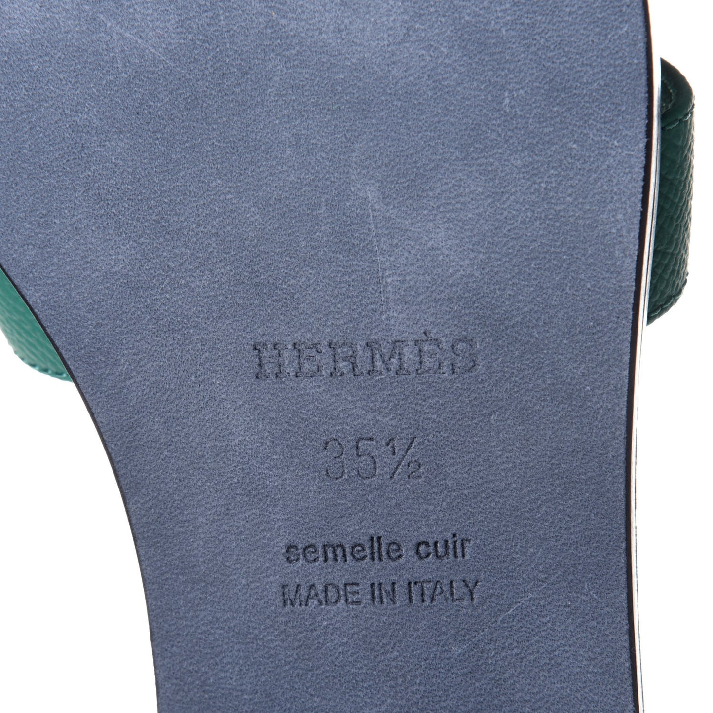 Epsom Oran Sandals 35.5 Vert Emeraude
