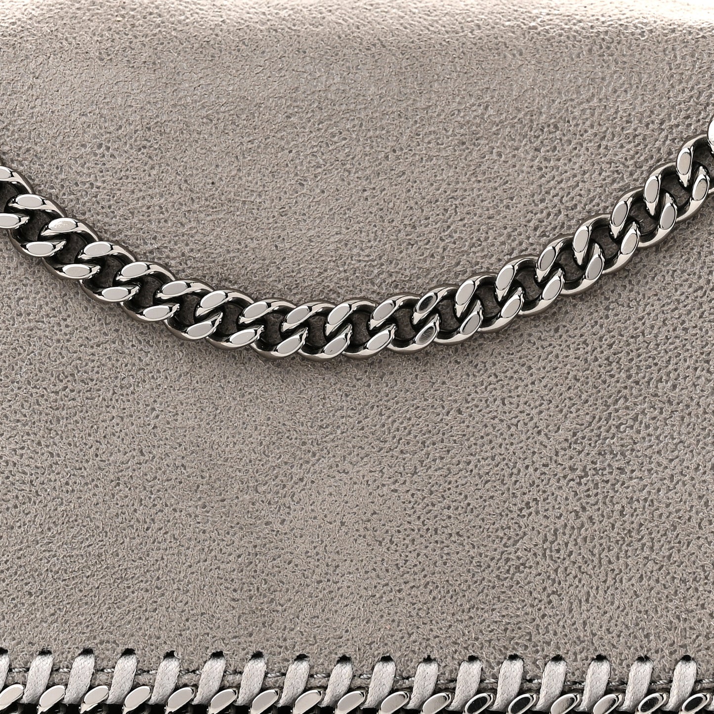 Shaggy Deer Falabella Crossbody Bag Light Grey