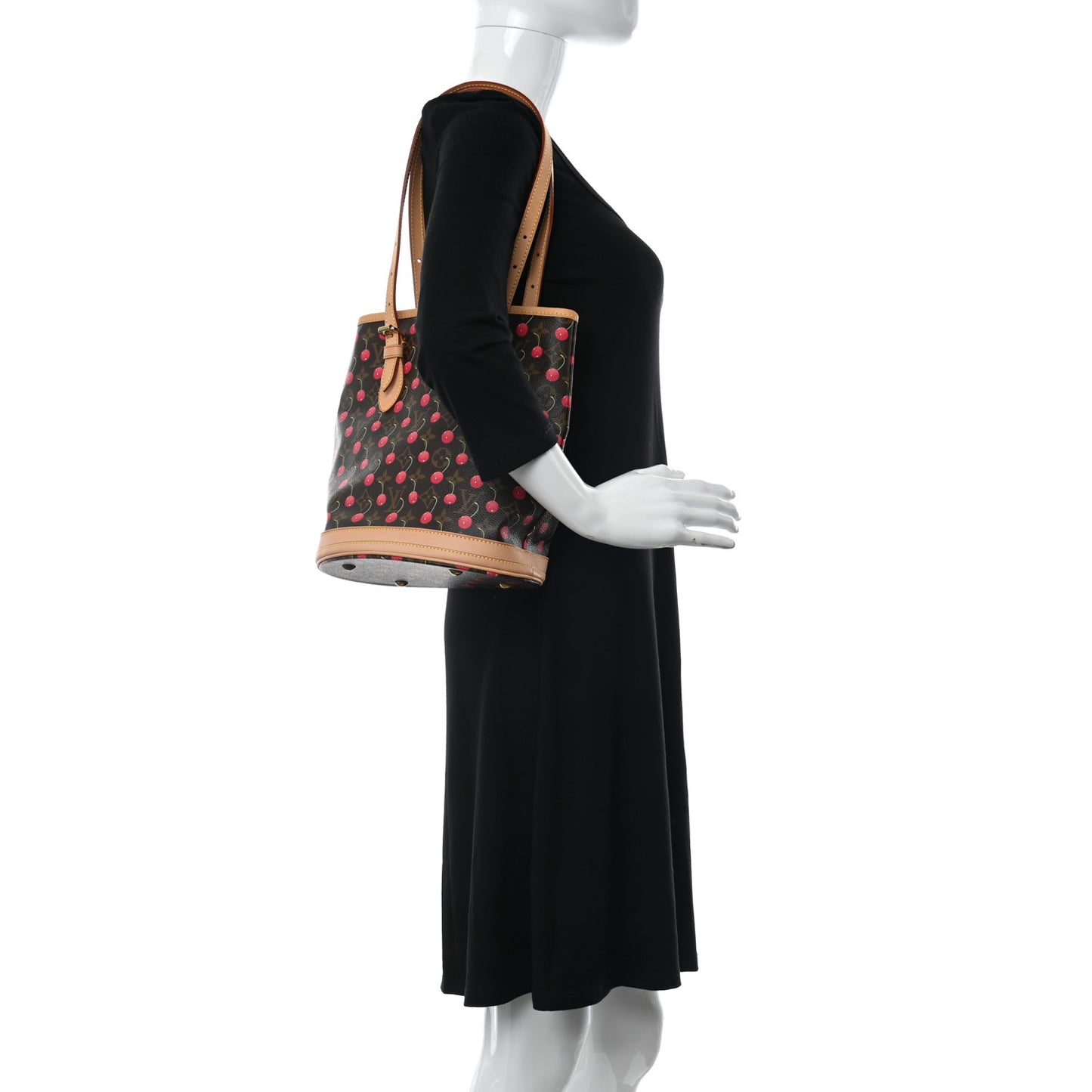 Monogram Cerises Bucket Bag
