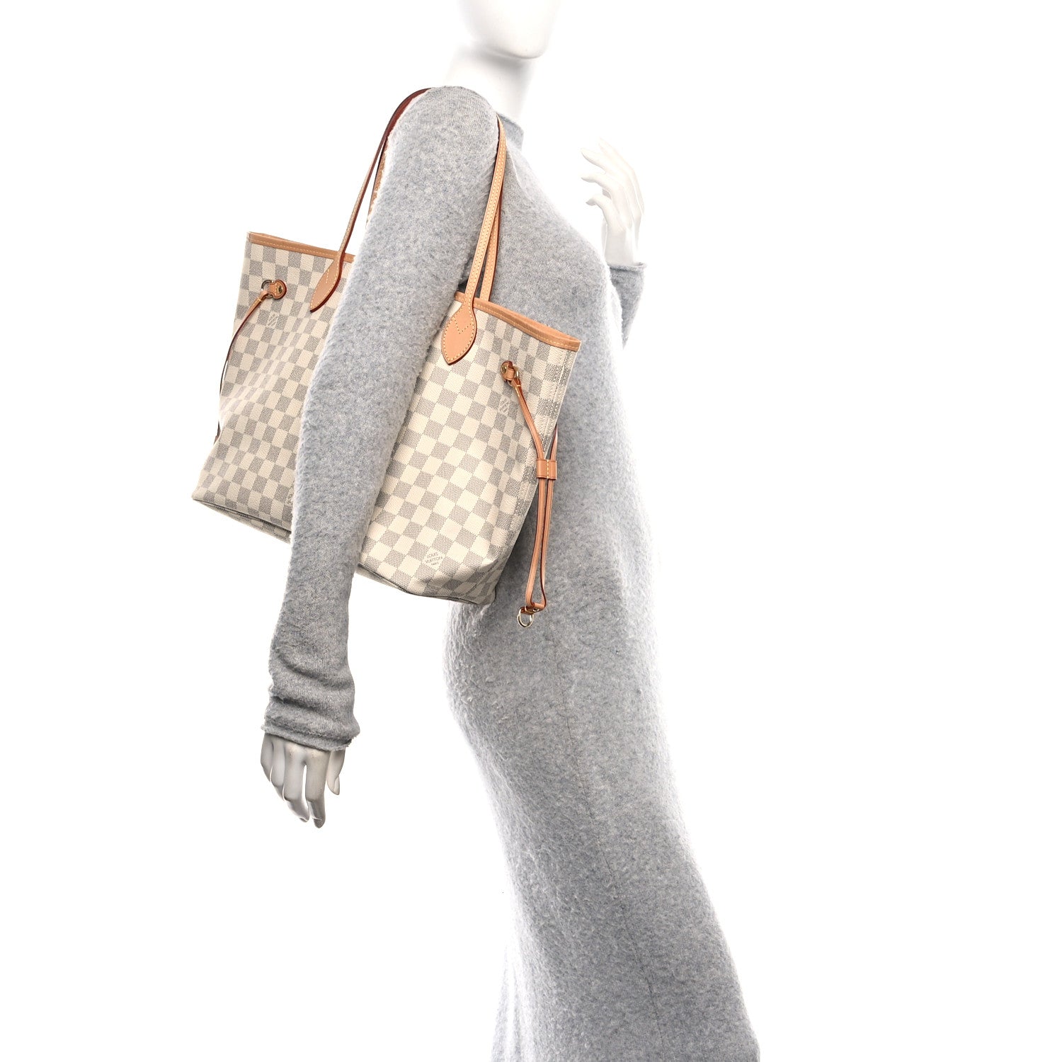 Louis Vuitton Damier Azur Neo Neverfull MM 2 of 9