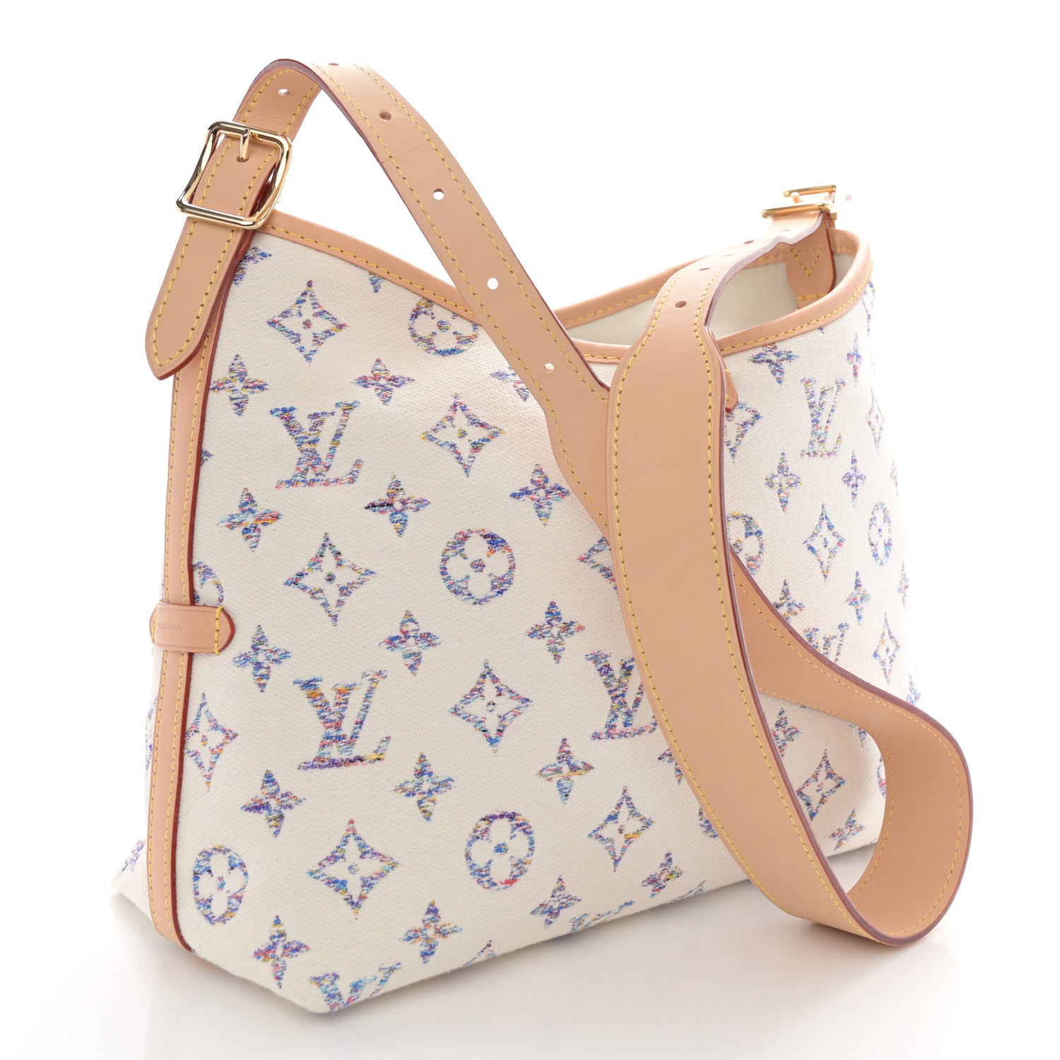 Louis Vuitton Monogram Jacquard CarryAll PM Multicolor Beige 4 of 13