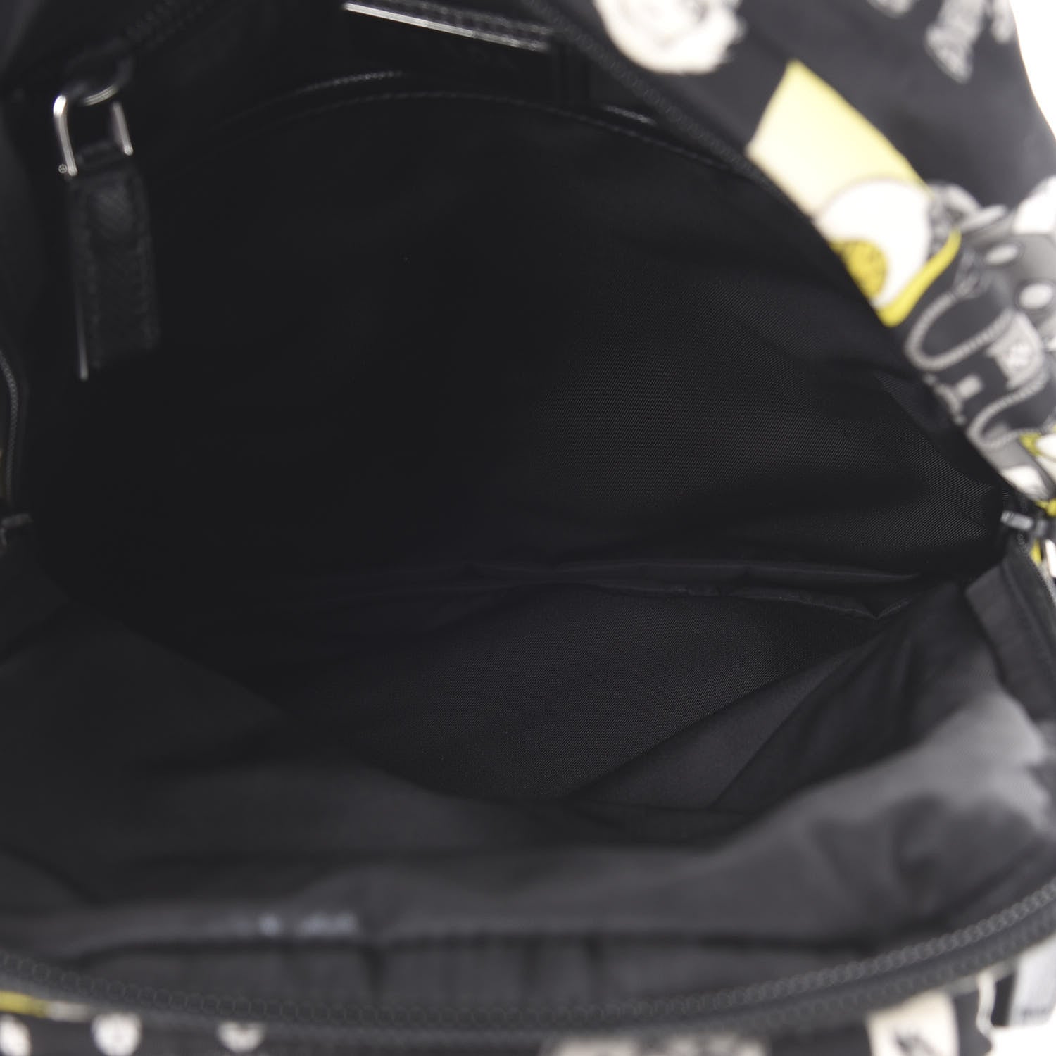 Prada X JAMES JEAN Nylon Robot Monkey Sling Backpack Black 4 of 10