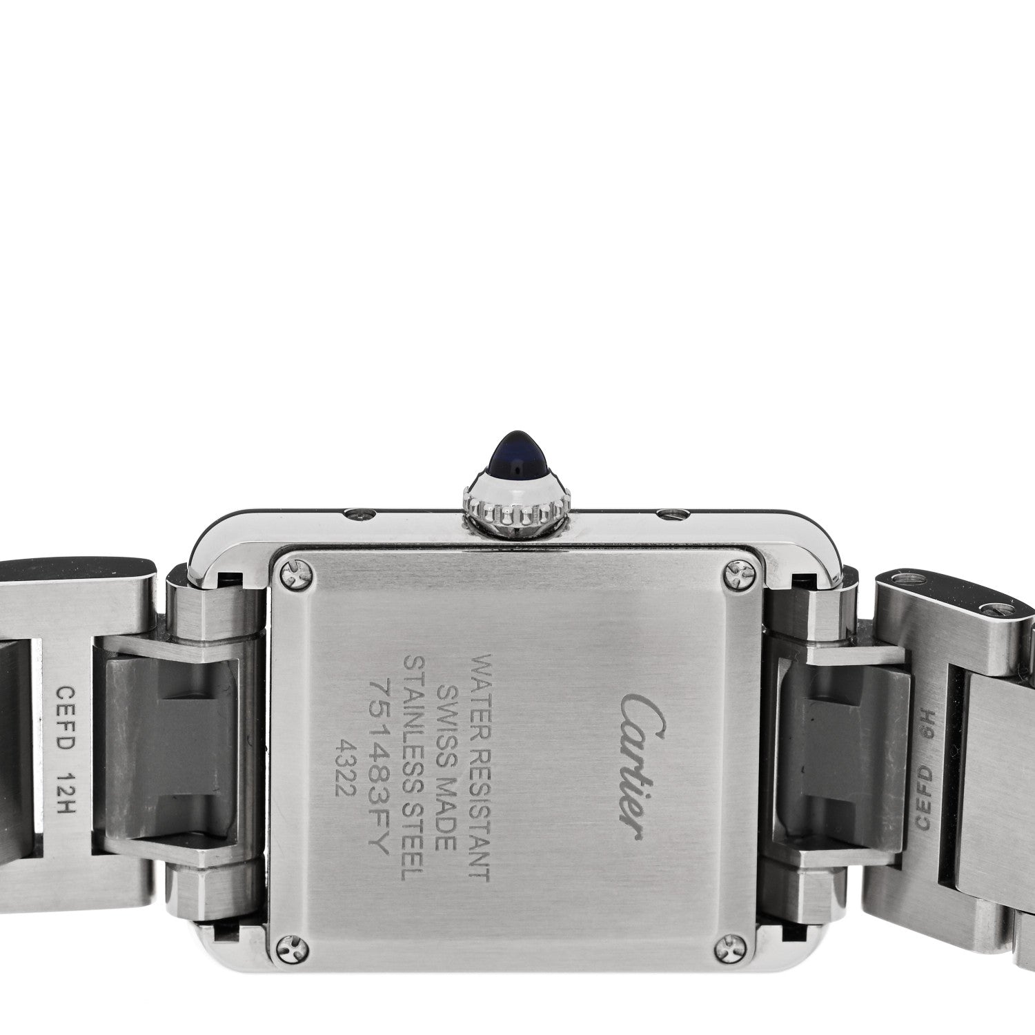 Cartier Stainless Steel 22mm Tank Must Quartz Watch 4 of 5
