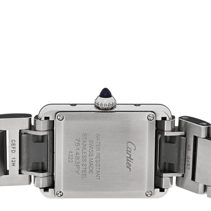 Cartier Stainless Steel 22mm Tank Must Quartz Watch 4 of 5