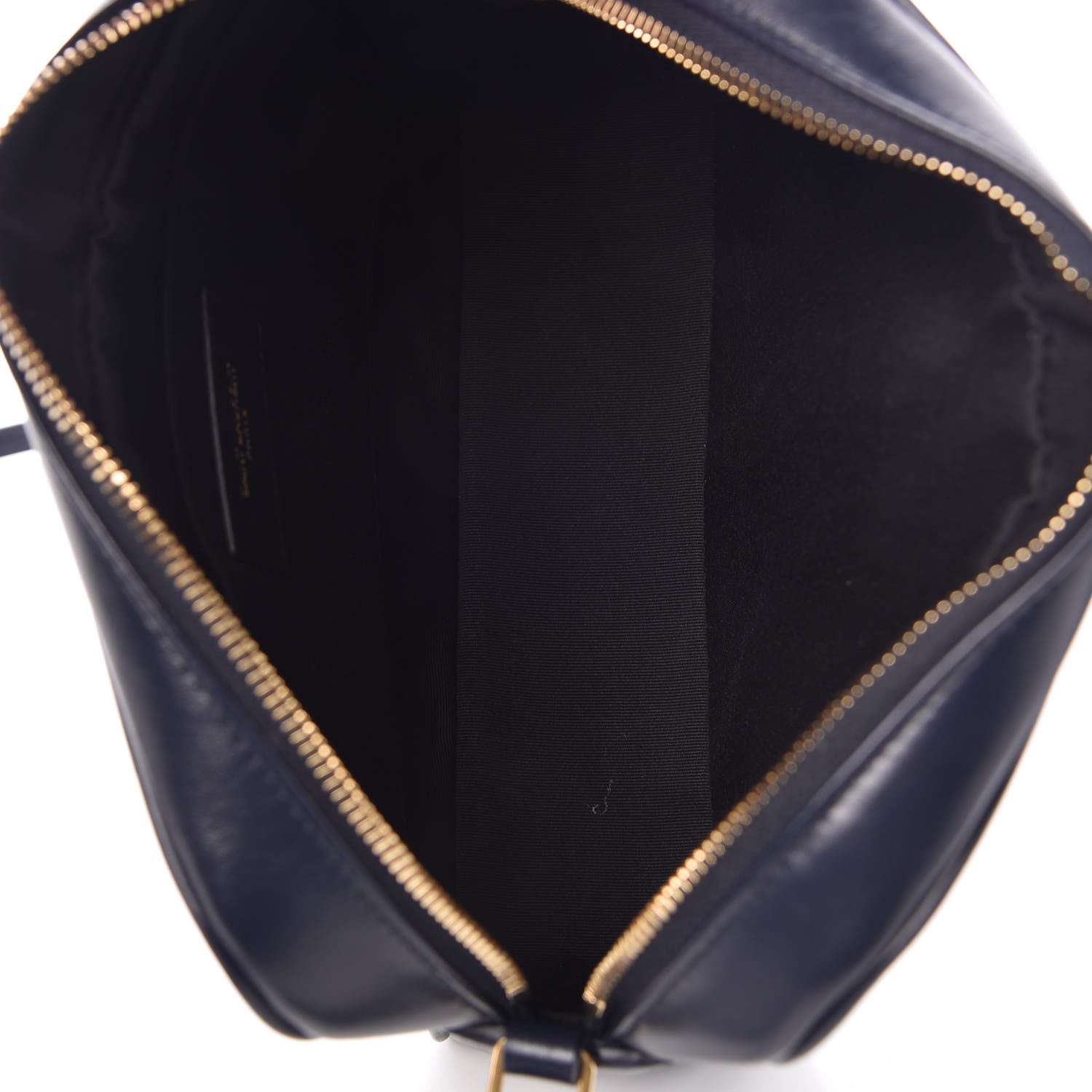 Saint Laurent Calfskin Matelasse Monogram Lou Camera Bag Navy 5 of 8