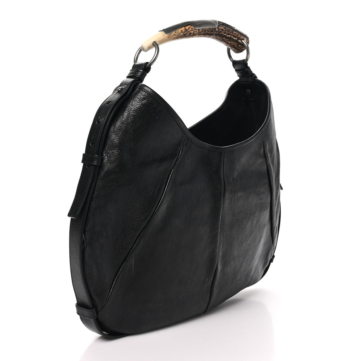 Buffalo Horn Mombasa Hobo Black