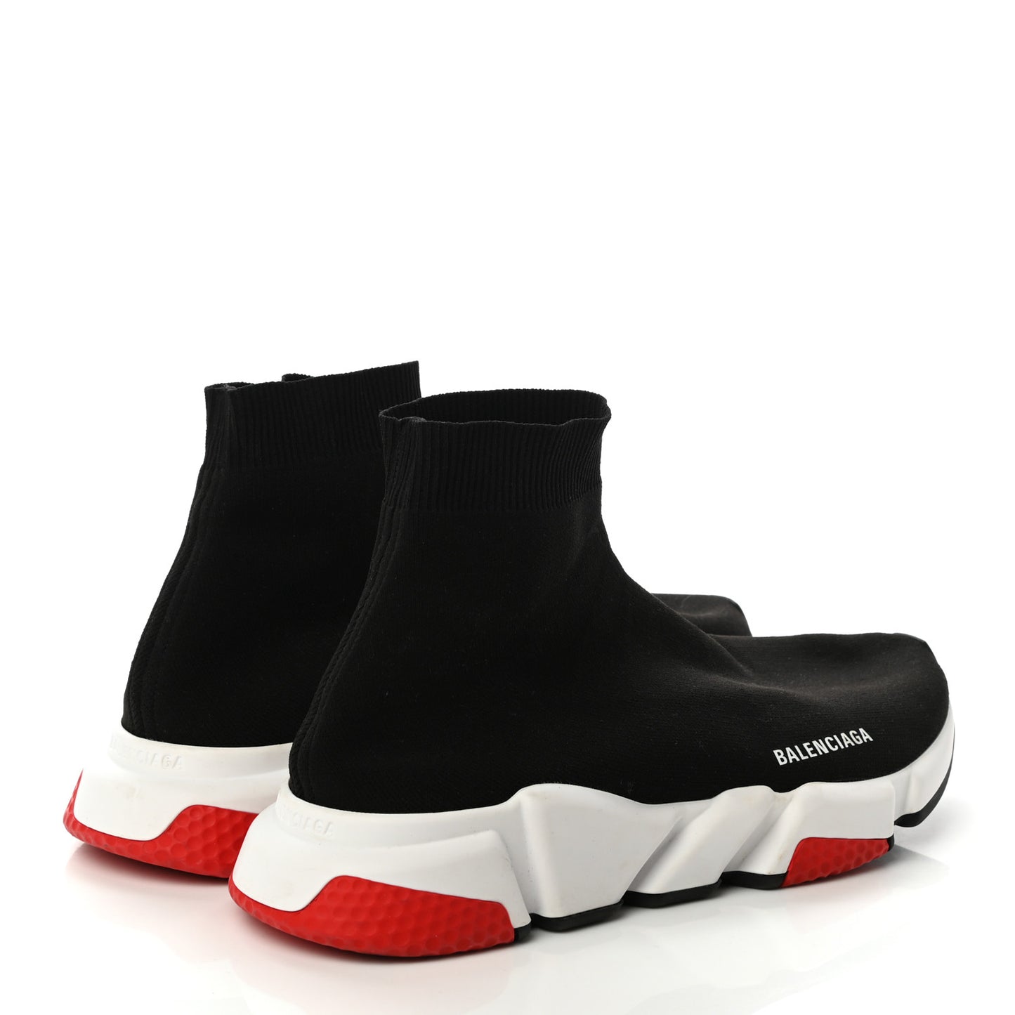 Technical 3D Knit Mens Speed Sneakers 44 Black Red